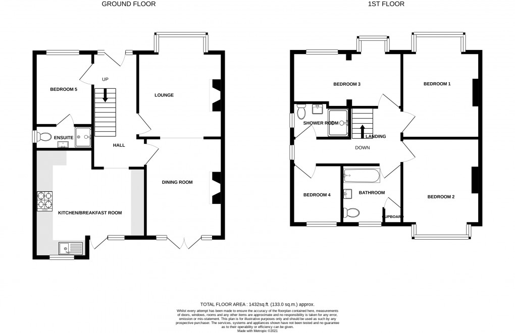 Floorplan for Pine Ridge, Carshalton, Surrey