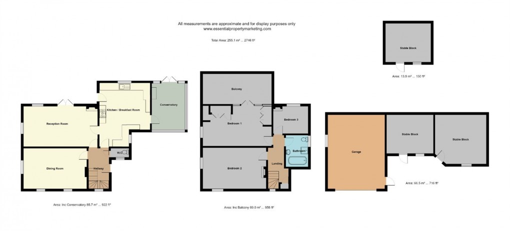 Floorplan for Little Woodcote Estate, CARSHALTON, Surrey