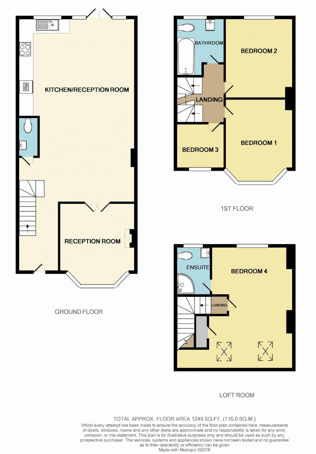 Floorplan for Minster Avenue, Sutton, Surrey