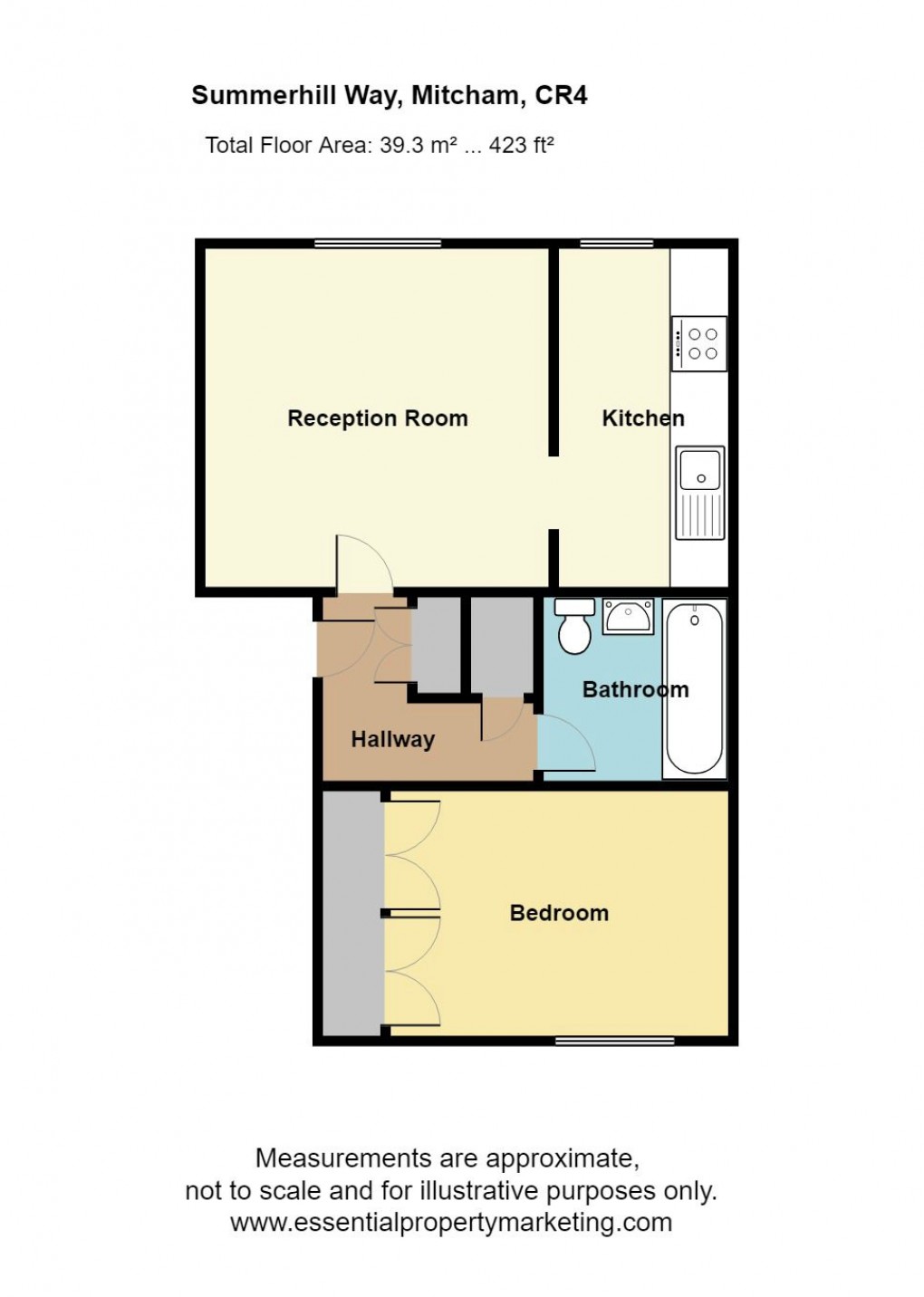 Floorplan for Summerhill Way, MITCHAM, Surrey