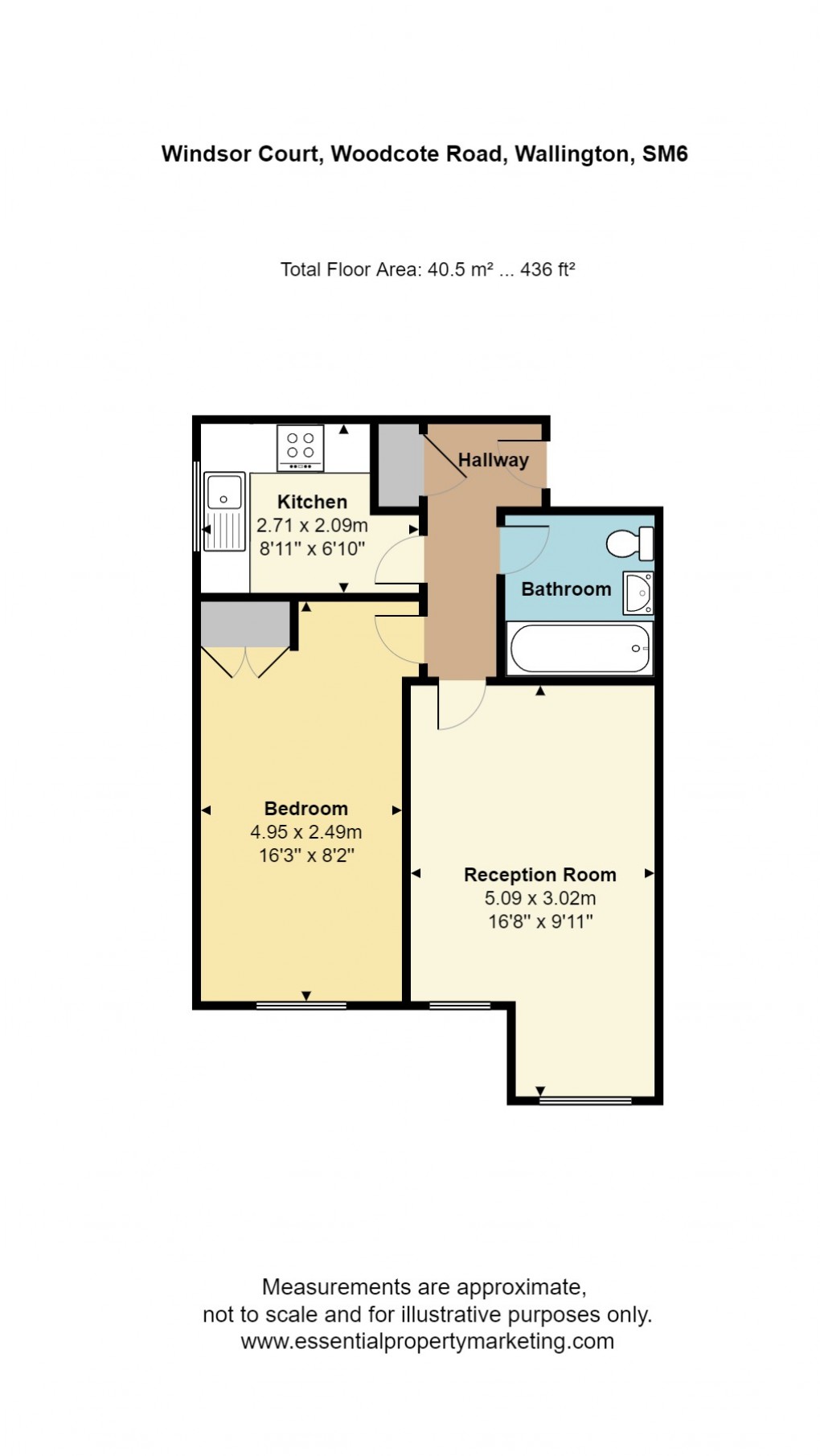 Floorplan for Woodcote Road, WALLINGTON, Surrey