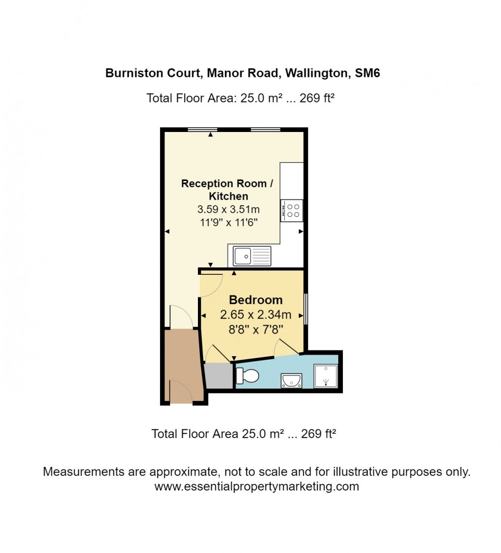 Floorplan for Manor Road, 90 Manor Road, WALLINGTON, Surrey