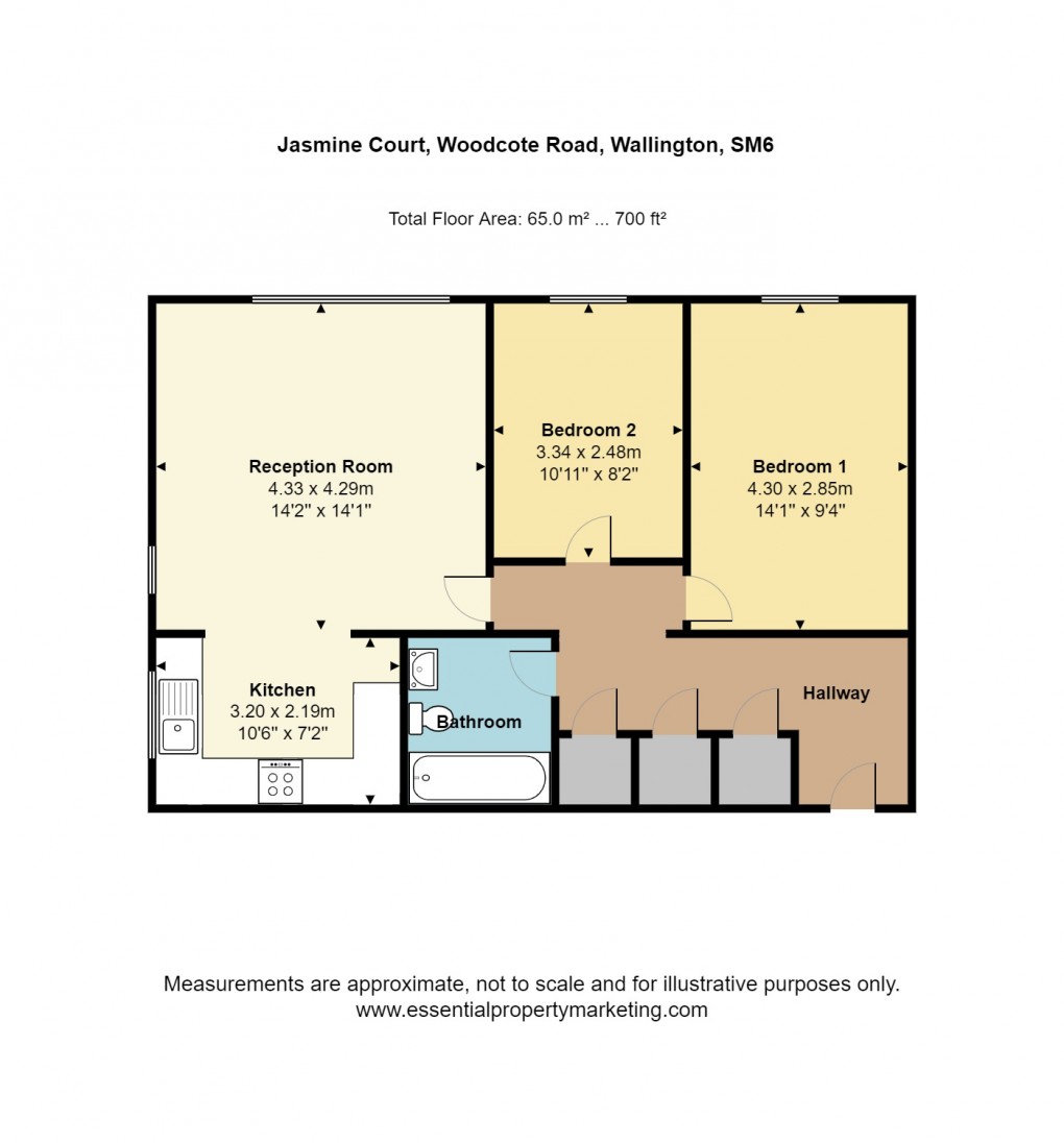 Floorplan for Woodcote Road, 138 Woodcote Road, Wallington, Surrey