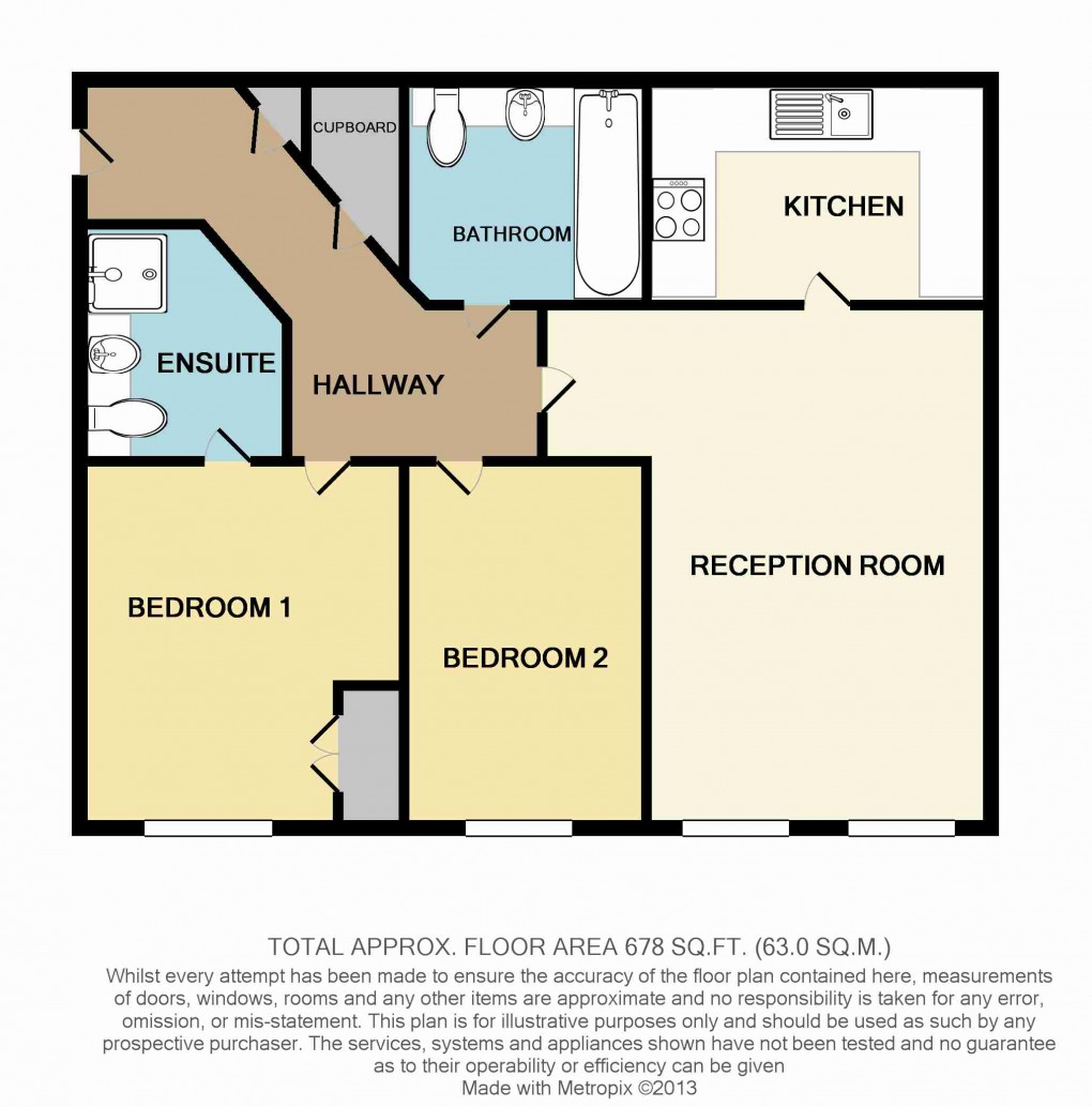 Floorplan for Melbourne Road, Wallington, Surrey